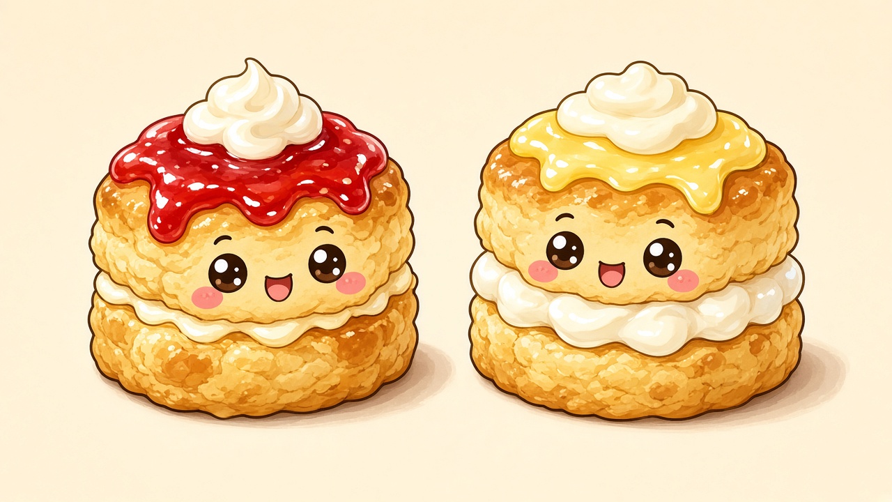 Lemonade scones — cartoon recipe illustration